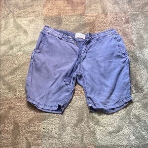 Lucky Brand Blue Flat Front Shorts